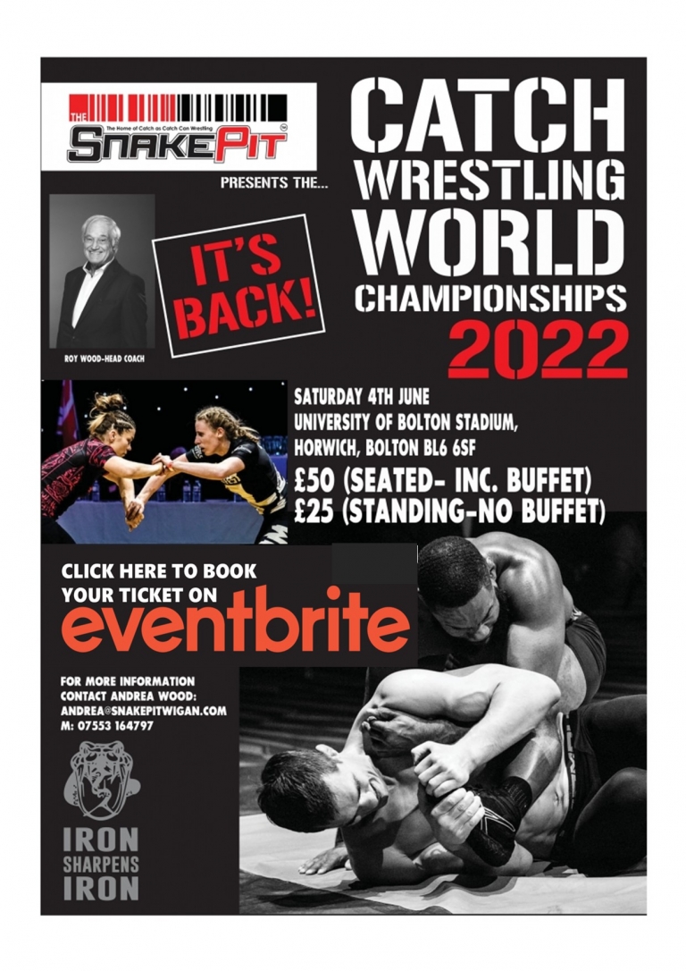 Catch Wrestling World Championships 2022 Snakepit Wigan