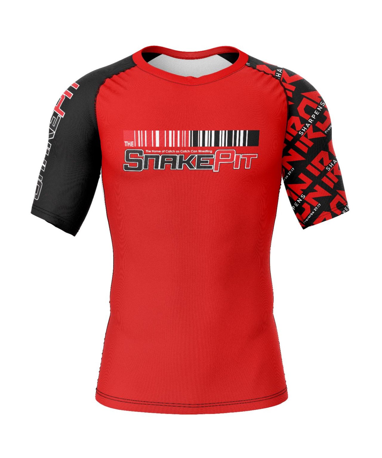 Snake Pit Rash Guard (Red Shortsleeve) Snakepit Wigan