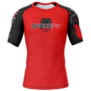 Snake Pit Rash Guard (Red - Shortsleeve)