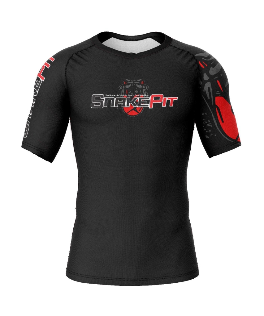 Snake Pit Rash Guard (Black - Shortsleeve)